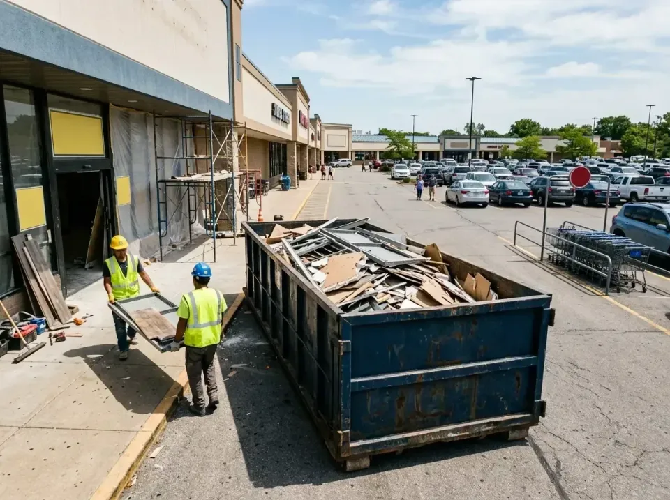 retail-store-renovation-debris-003 — frequently asked questions, Roll-off Dumpster Rentals in Winfield, IL